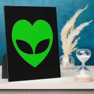 Plaque Photo Coeur d'amour Alien