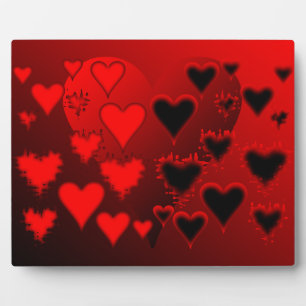 Plaque Photo Coeurs