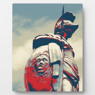 Plaque Photo Colisée antique Spartan Warrior Gladiateur romain