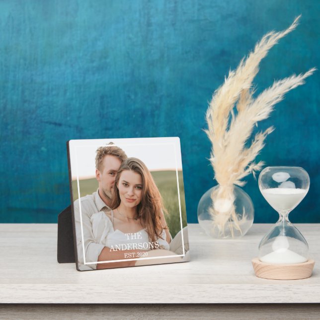 Plaque Photo Collage de couple moderne photo et cadeau familial (Insitu)