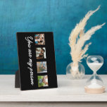 Plaque Photo Collage de photos de couple de mariage Anniversair<br><div class="desc">Œuvre d'art murale personnalisée romantique pour les couples célébrant un anniversaire avec un design de collage de photos "Tu es ma personne". Parfait pour les anniversaires, les mariages ou comme cadeau romantique, cette pièce intemporelle est conçue pour évoquer de doux souvenirs chaque fois que vous la regardez. Qu'elle soit exposée...</div>