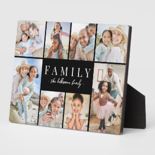 Plaque Photo Collage de photos de famille