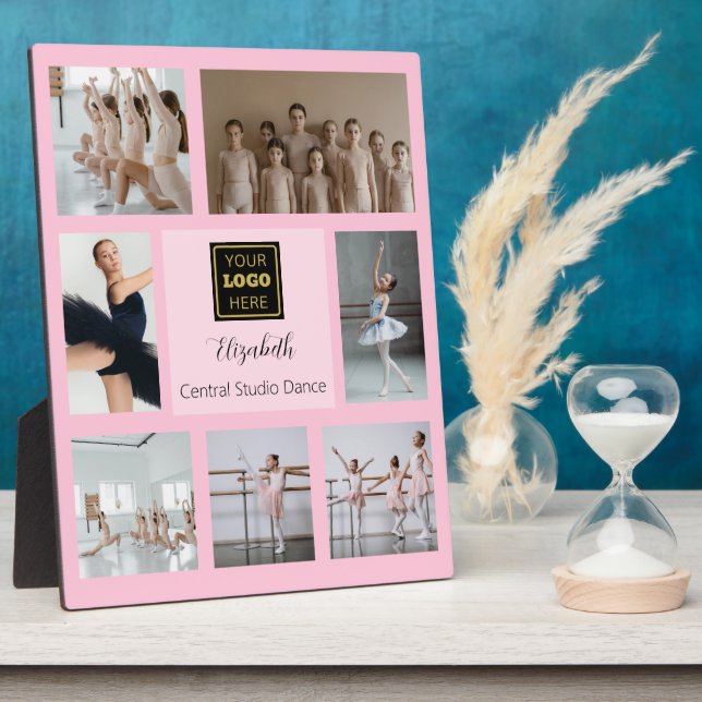 Plaque Photo Collage de photos de studio de danse de ballet (Côté)