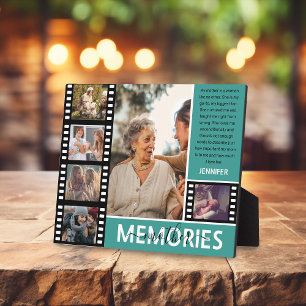 Plaque Photo Collage de photos et message moderne pour maman
