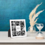 Plaque Photo Collage photo de famille personnalisée<br><div class="desc">Collage photo</div>