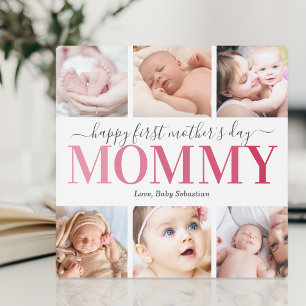 Plaque Photo Collage photo de la fête des mères