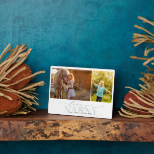 Plaque Photo Collage photo de l'amour personnalisé vous nounou