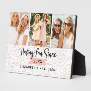 Plaque Photo Collage photo du script Best Friends