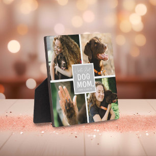 Plaque Photo Collage photo « Meilleure maman de chien du monde