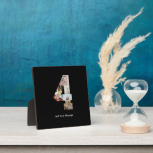 Plaque Photo Collage photo noir et blanc numéro 4