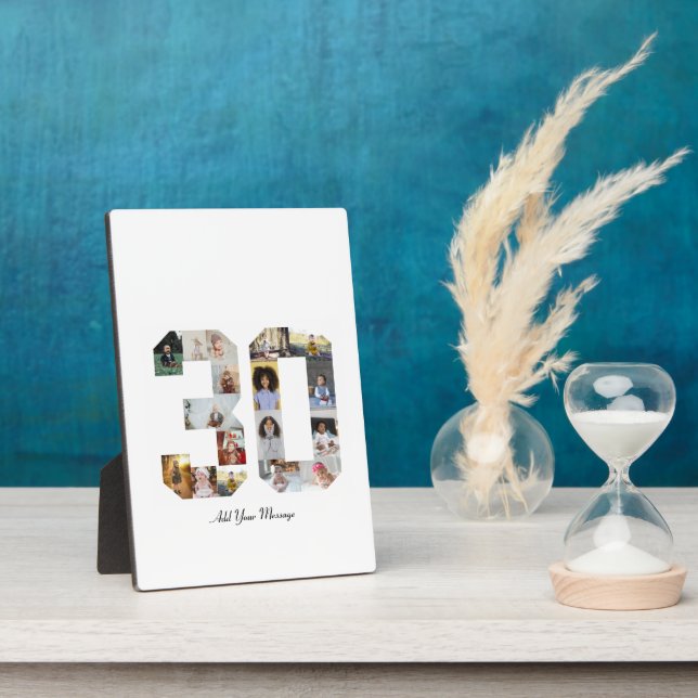 Plaque Photo Collage photo numéro 30 (Côté)