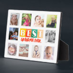 Plaque Photo Collage photo personnalisé Cadeaux grand-mère pers<br><div class="desc">Collage photo personnalisé Cadeaux grand-mère personnalisé</div>