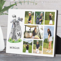 Collage Photo Personnalisé Monogramme de Golf