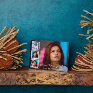 Plaque Photo Collage photo simple Graduation moderne