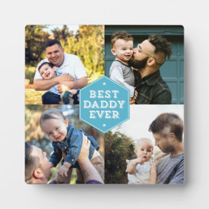 Plaque Photo Collection photo moderne Best Daddy Ever 4