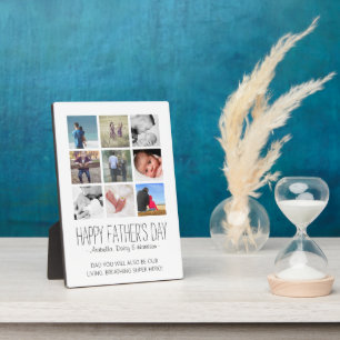 Plaque Photo Collection photo moderne Fête des pères heureuse