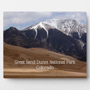 Plaque Photo Colorado Great Sand Dunes National Park Souvenir P