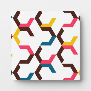 Plaque Photo Colorée, moderne, cool tendance chevron flèche for