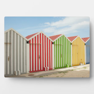 Plaque Photo Colorful Huts