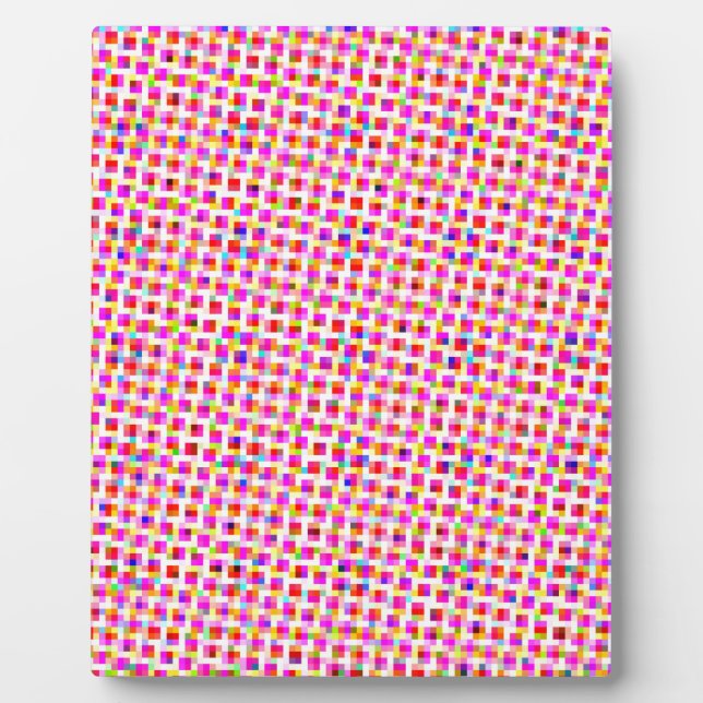 Plaque Photo Colorful Squares (Devant)