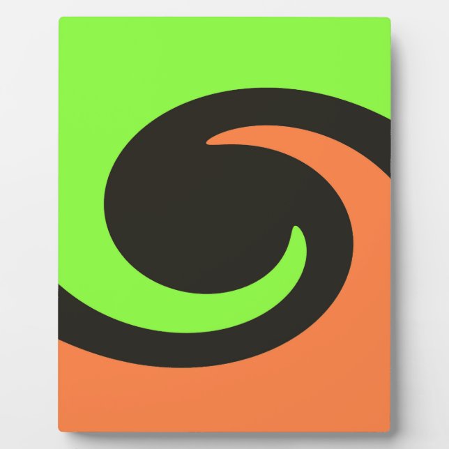 Plaque Photo colorful wave (Devant)