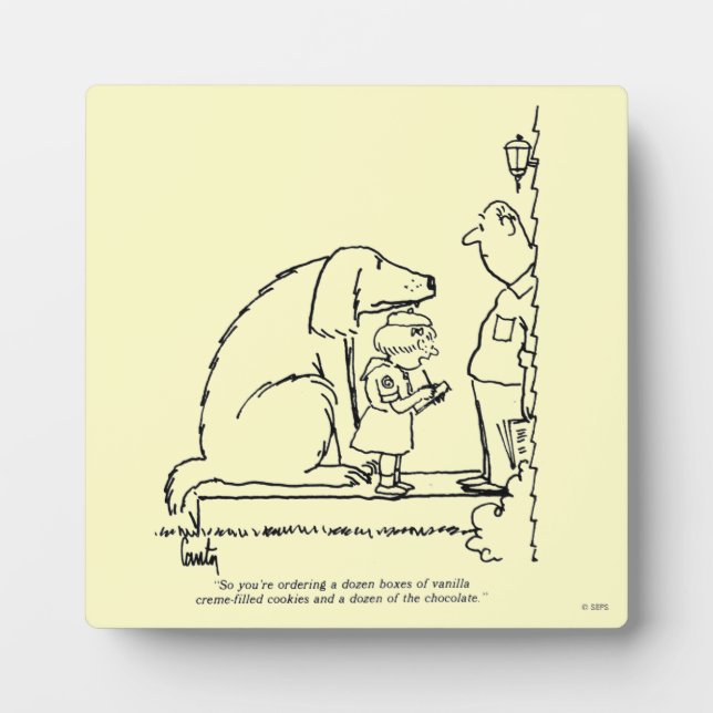 Plaque Photo Commande de cookies (Devant)