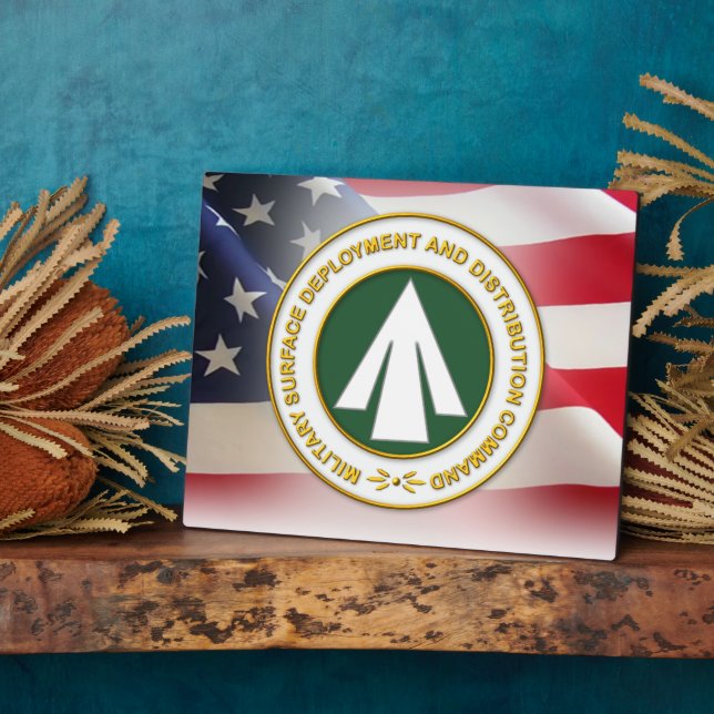 Plaque Photo Commandement de la distribution des déploiements d (Côté)