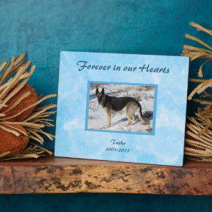 Plaque photo commémorative pour animal de compagni