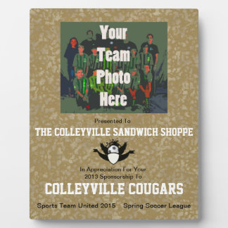 Plaque Photo Commémorez Vos Sponsors Avec Un -