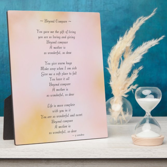 Plaque Photo Comparer au-delà (Côté)