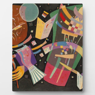 Plaque Photo Composition Kandinsky X Oeuvre Abstraite