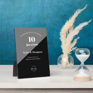 Plaque Photo Comptabilisation des années de service des employé