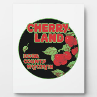 Plaque Photo Comté de Cherryland Door Wisconsin