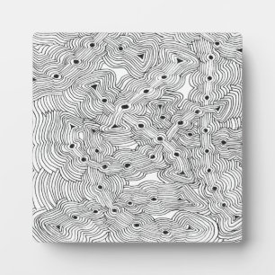 Plaque Photo Conception abstraite originale de la batterie de s