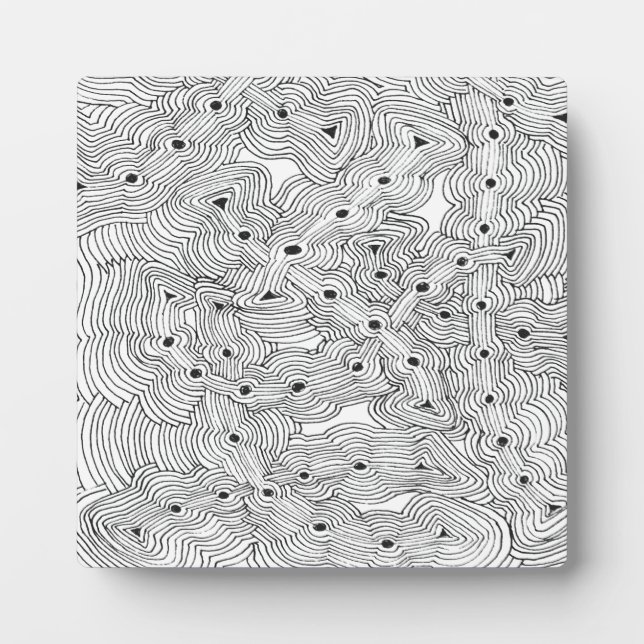 Plaque Photo Conception abstraite originale de la batterie de s (Devant)