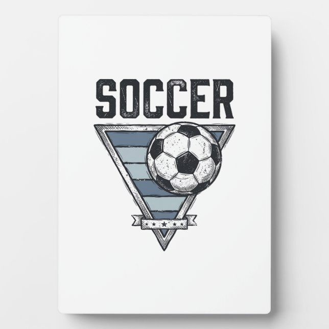 Plaque Photo Conception de chemise de badge de triangle de ball (Devant)