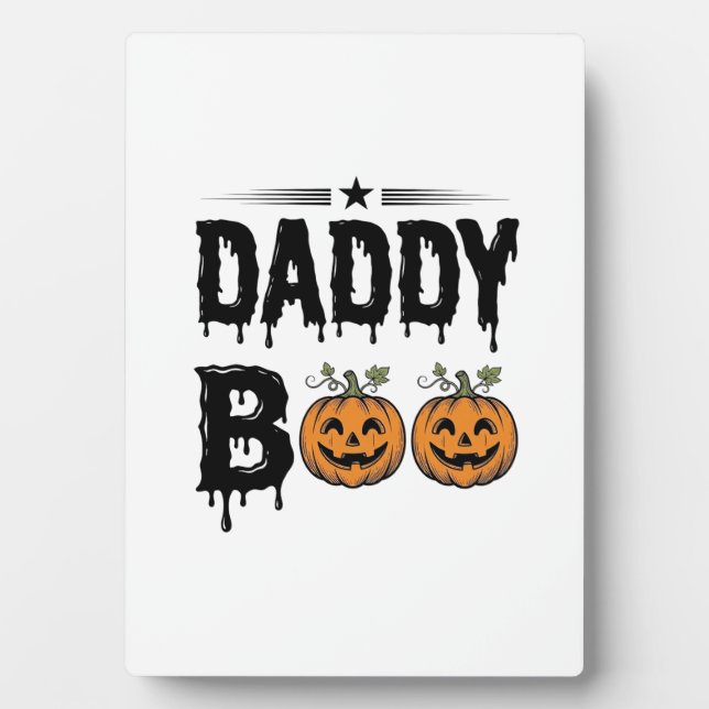 Plaque Photo Conception de chemise de citrouille Halloween vint (Devant)