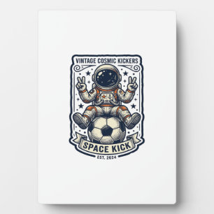 Plaque Photo Conception de chemise de signe de paix de football
