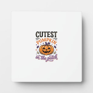 Plaque Photo Conception de chemise Halloween Citrouille la plus