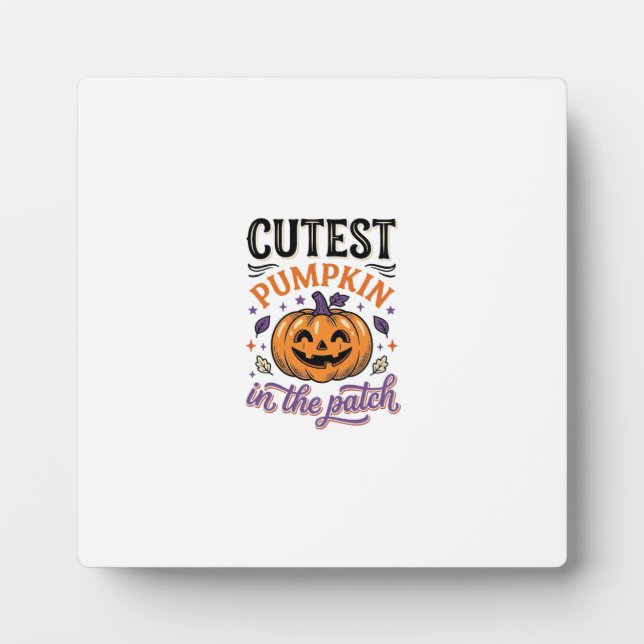 Plaque Photo Conception de chemise Halloween Citrouille la plus (Devant)
