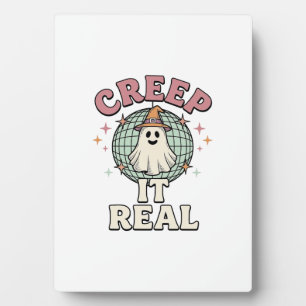 Plaque Photo Conception de chemise Halloween Ghost Disco Creep