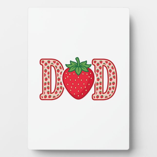 Plaque Photo Conception de chemise vectorielle lettrage fraise  (Devant)