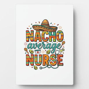 Plaque Photo Conception de chemise vectorielle Nacho Average Nu