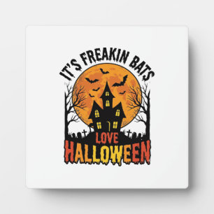 Plaque Photo Conception de chemise vintage Freakin Bats Love Ha
