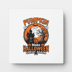 Plaque Photo Conception de chemise Vintage Pumpkin Halloween Gr