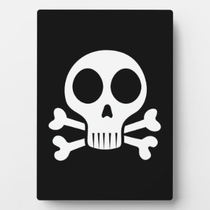 Plaque Photo Conception de crâne de pirate