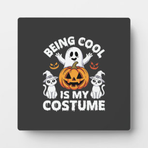 Plaque Photo Conception de fantôme de costume Halloween étant c