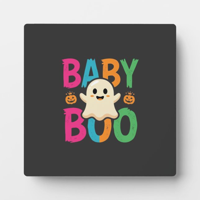 Plaque Photo Conception de fantôme Halloween Baby Boo_1 (Devant)
