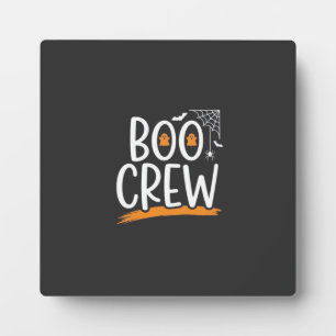 Plaque Photo Conception de fantôme Halloween Boo Crew_1