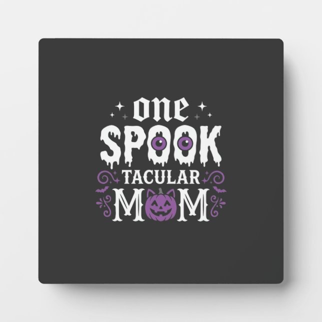 Plaque Photo Conception de Halloween pour maman Spooktacular_1 (Devant)